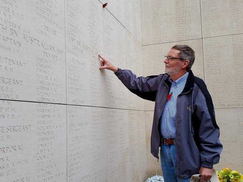 Phil Clarke has honoured his ancestor by travelling to Belgium and France for the WWI centenary.