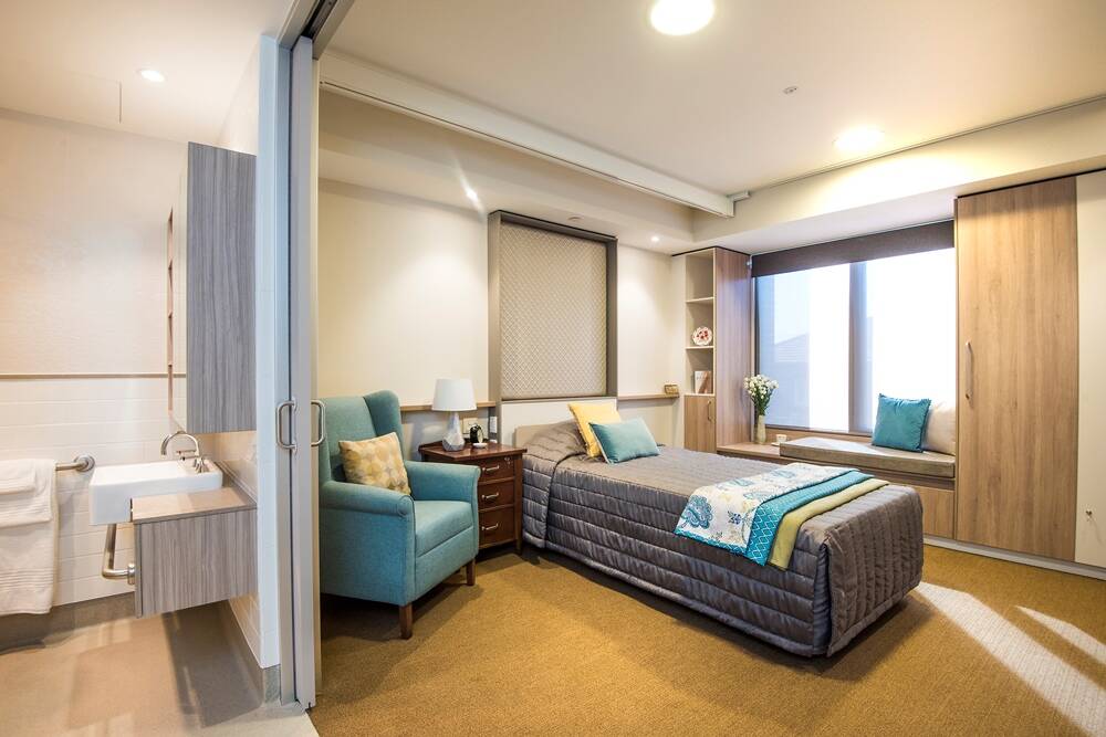 OPEN DOOR POLICY - A room at The Village by Scalarini, which is hosting an Aged Care Expo this February.