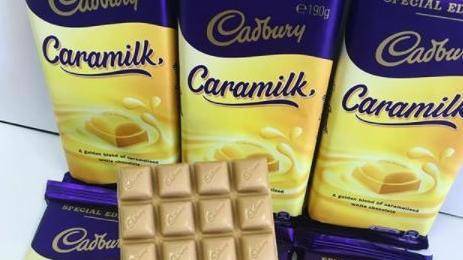 Cadbury's limited edition Caramilk.