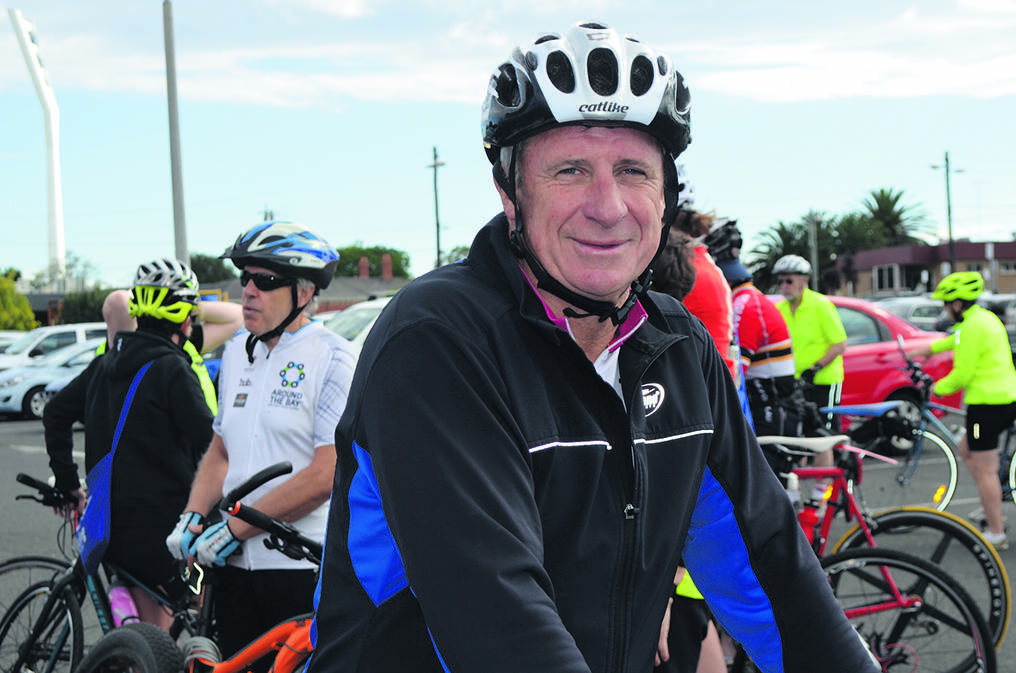 Easy riding – Wayne Schimmelbusch at the Geelong launch of Cycling Victoria’s Life Cycle 55+ enjoyed a 32.5km ride along the Bellarine Rail Trail.