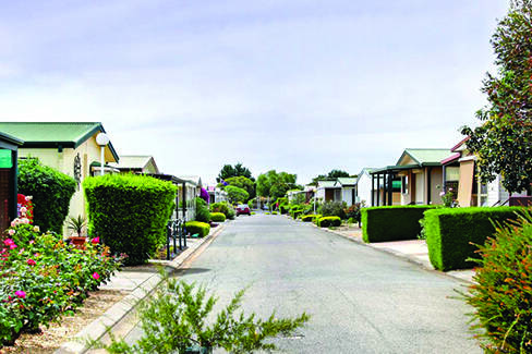 AT HOME – Hillier Park is a residential park on the outskirts of Adelaide.