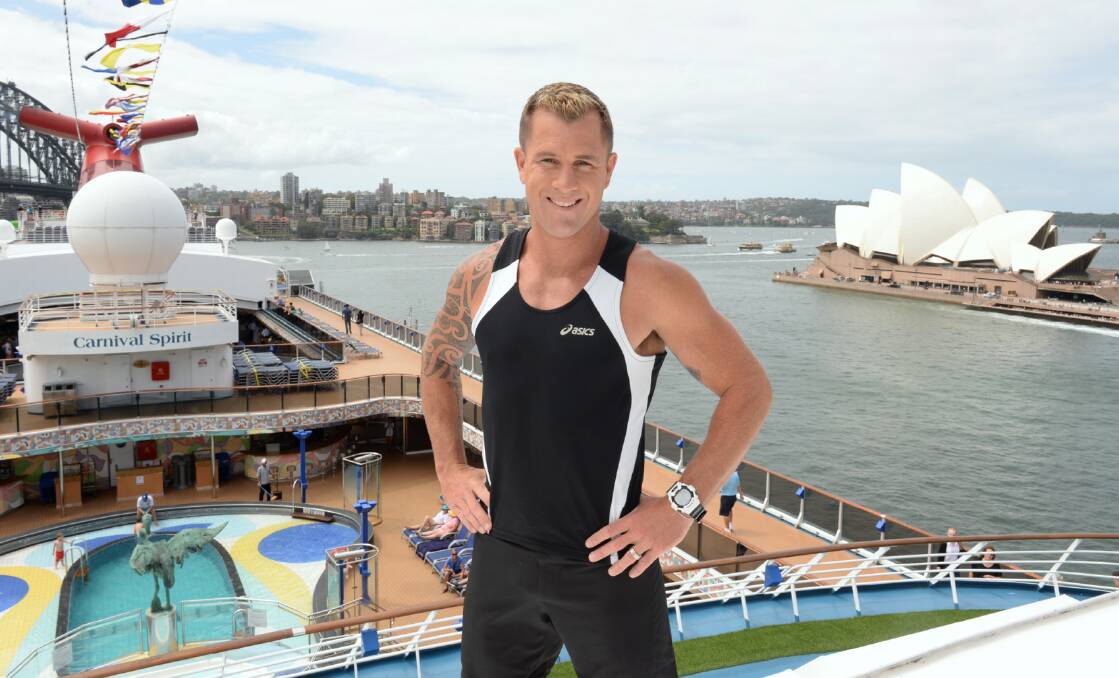 Get physical with Shannan Ponton on Carnival Legend.