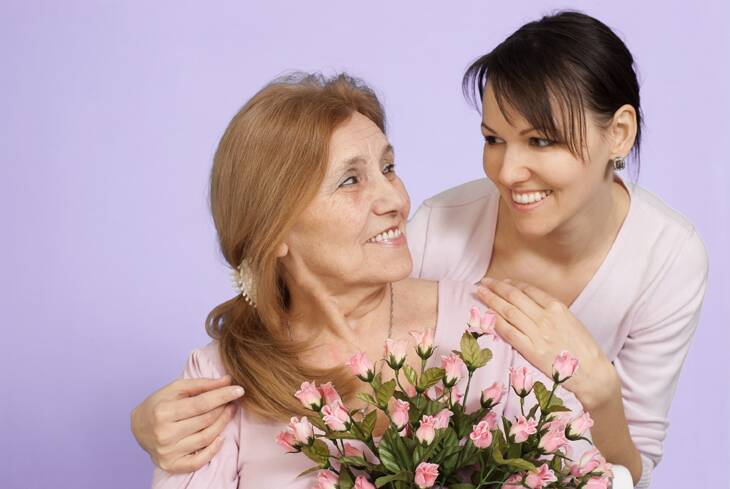 On average daughters spend $55 on their mums on Mother's Day.