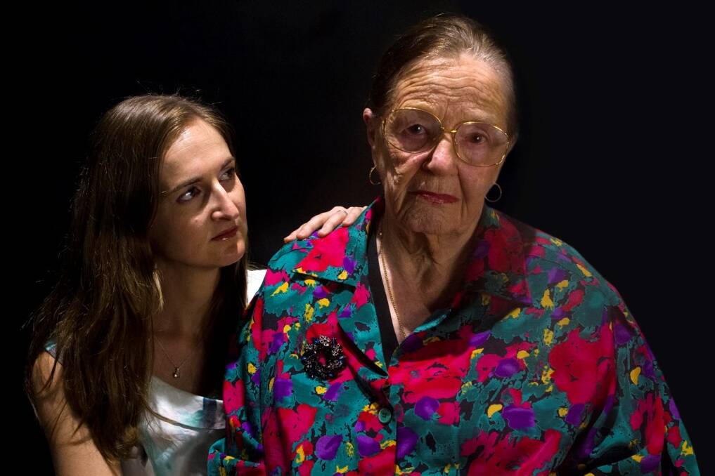 DREAM REALISED – Teresa Plane in the role of Miriam with Melissa Saxton who plays her daughter Catherine, in the play The Dancing Lessons.