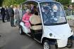 Queen attends Chelsea Flower Show in buggy