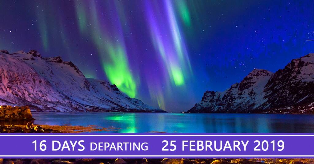 In search of the Northern Lights fully escorted cruise