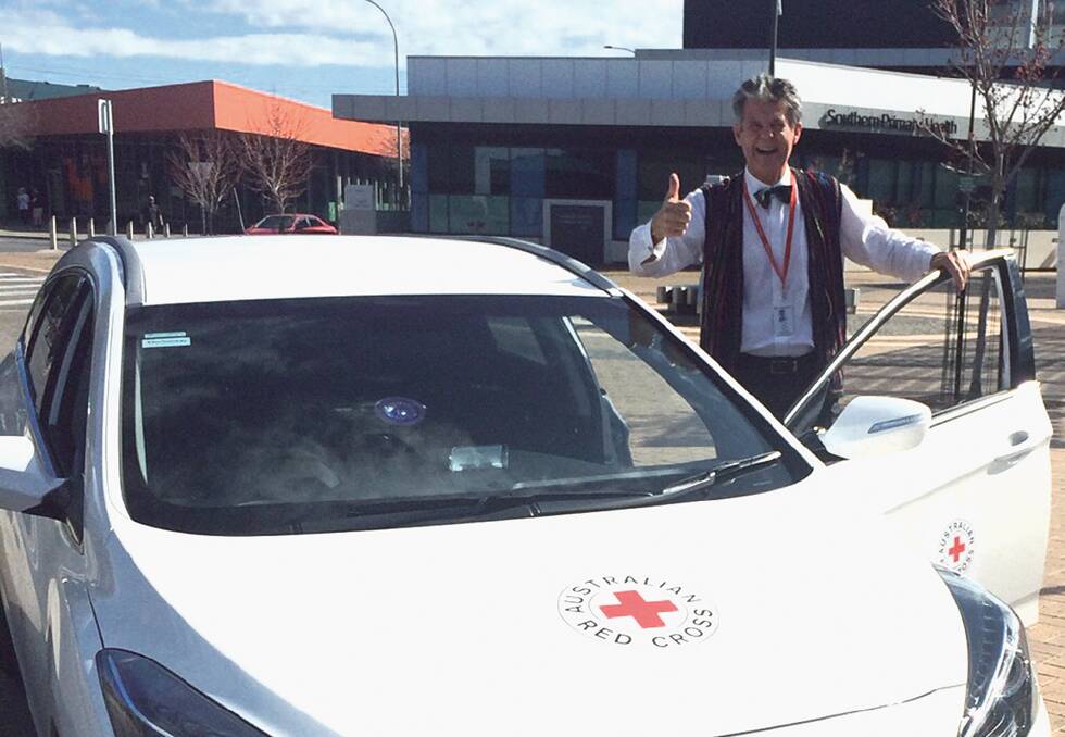 PASSION AND PURPOSE – Rudi Artz finds volunteering with Red Cross satisfying and rewarding.