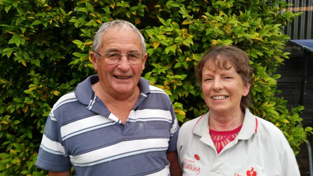 Beryl and Max Hodgetts found love on a walk.