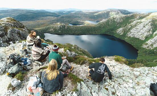 PICTURE PERFECT – Movies and stunning landscapes at Cradle Mountain.   Photo: Jacob Collings
