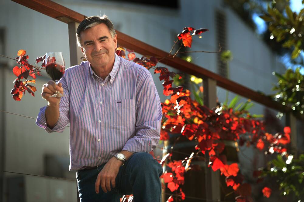 ENTHUSIAST – Hunter Valley vigneron  Neil McGuigan says he loves sharing his knowledge with wine lovers.