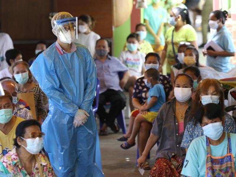 Thailand has reported a record number of coronavirus cases for a second consecutive day.