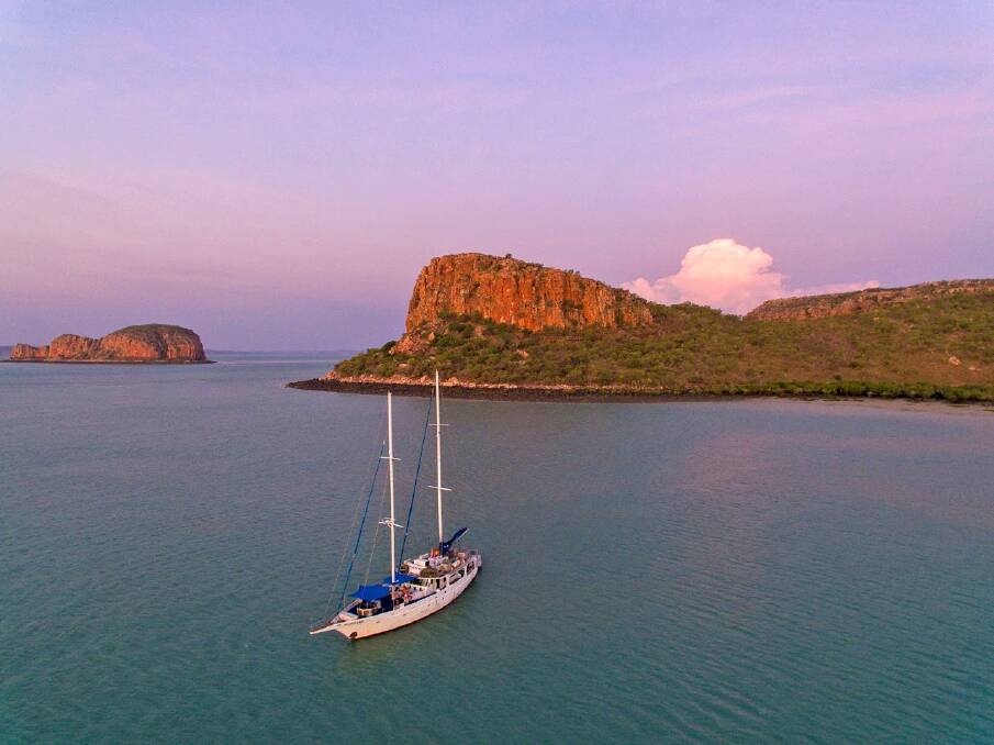 Oceanic at sea in the Kimberley.