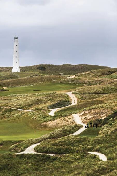 King Island is not only home to the tallest lighthouse in the southern hemisphere but also home to three world-class golf courses, including Cape Wickham Golf Course. Photo: Andrew Wilson