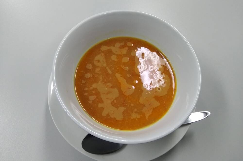 This soup has plenty of flavour and minimal calories.