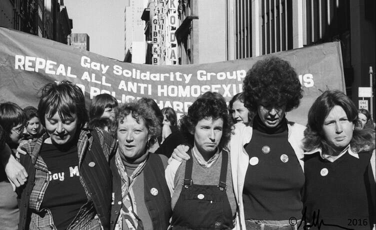 The first Sydney Mardi Gras in 1978 was held on the one year anniversary of the Stonewall riots in New York. Photo: Sallie Colechin