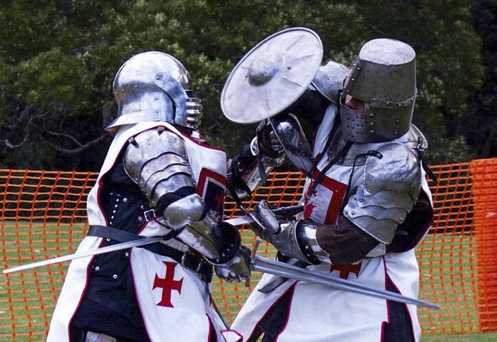 NOT FOR THE FAINT-HEARTED – Sword  combat is with real steel swords and full contact.