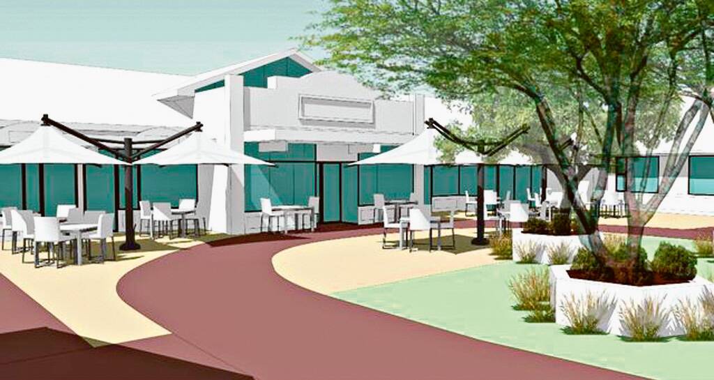 GROUNDBREAKING - An artist's impression of the village streetscape.