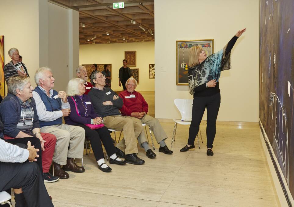 Art can provide positive 'in the moment' experiences for people with dementia. Photo: AGNSW Christopher Snee