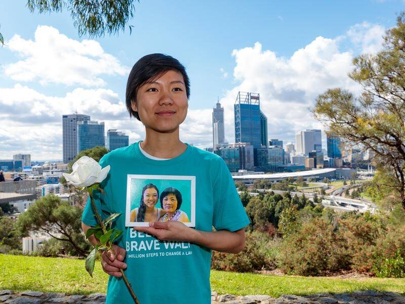 Campaigner Belinda Teh has completed her Melbourne-Perth walk supporting voluntary assisted dying.