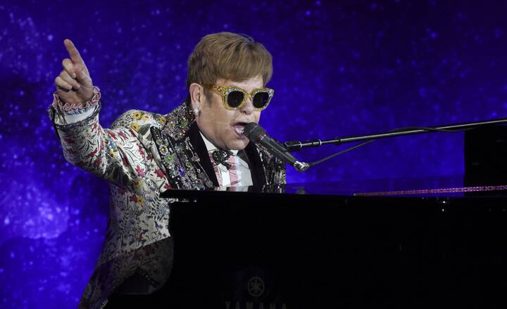 ROCKET MAN - Singer Elton John announced his final world tour at Gotham Hall on Wednesday in New York. Photo: Evan Agostini/Invision/AP.