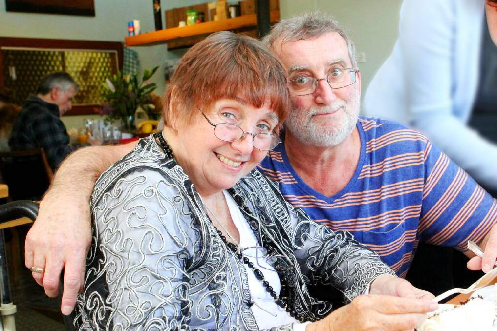 ‘CLOSENESS DEFINES US’–  Liz and Mike Warrell-Davies still lead active lives.