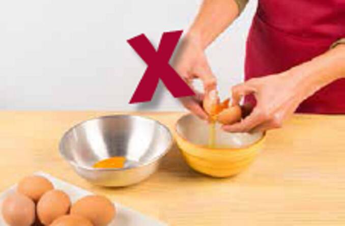 Handling eggs safely can help avoid salmonella.