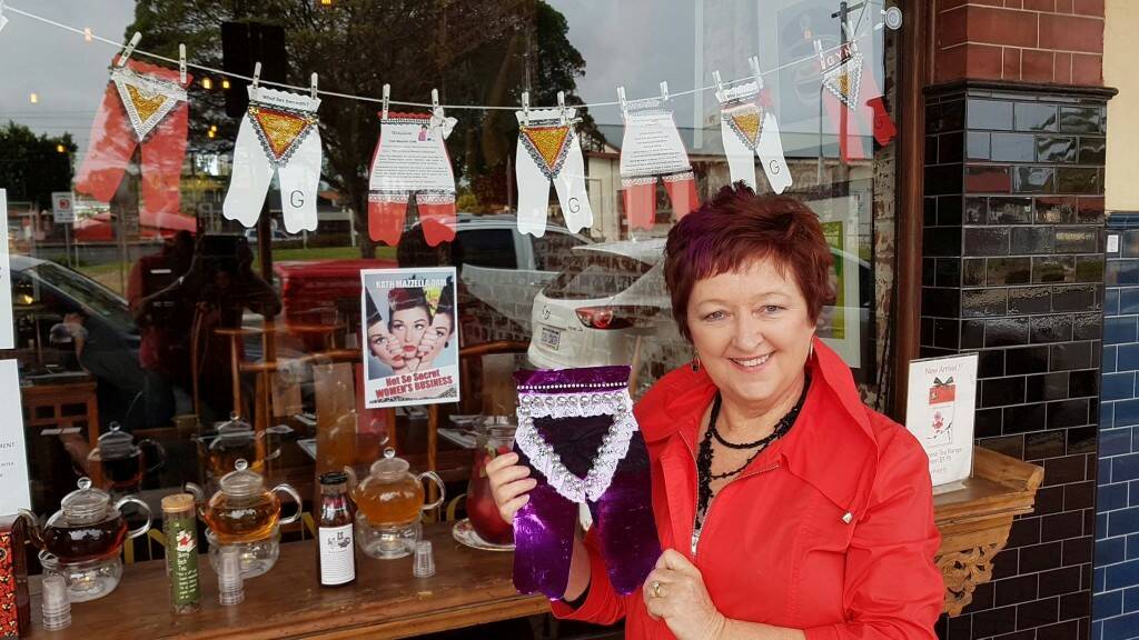 Kath Mazzella is calling on women to decorate their undies.