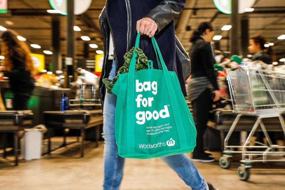 Woolworths will ban single-use plastic bags across all Australian stores from today.