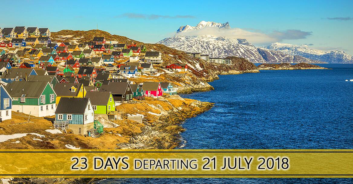 Iceland and Greenland fully escorted cruise