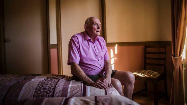 "When you've been married for so long and you've had somebody, to then to be on your own, to have to adjust, it's very difficult": Croydon Hills grandfather Ken Wilson. Photo: Meredith O'Shea
