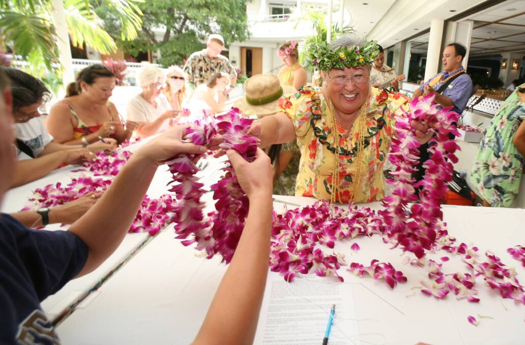 Learn how to make a lei in Hawaii