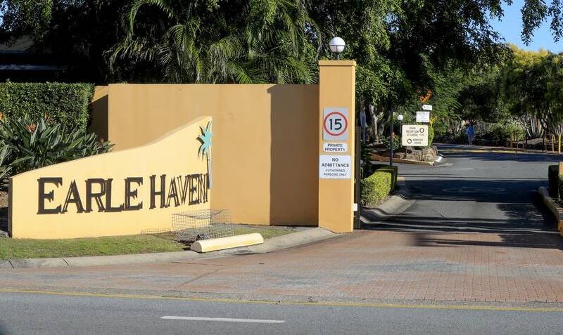 Displaced residents from the Gold Coast's Earle Haven Nursing Home will be briefed by officials.