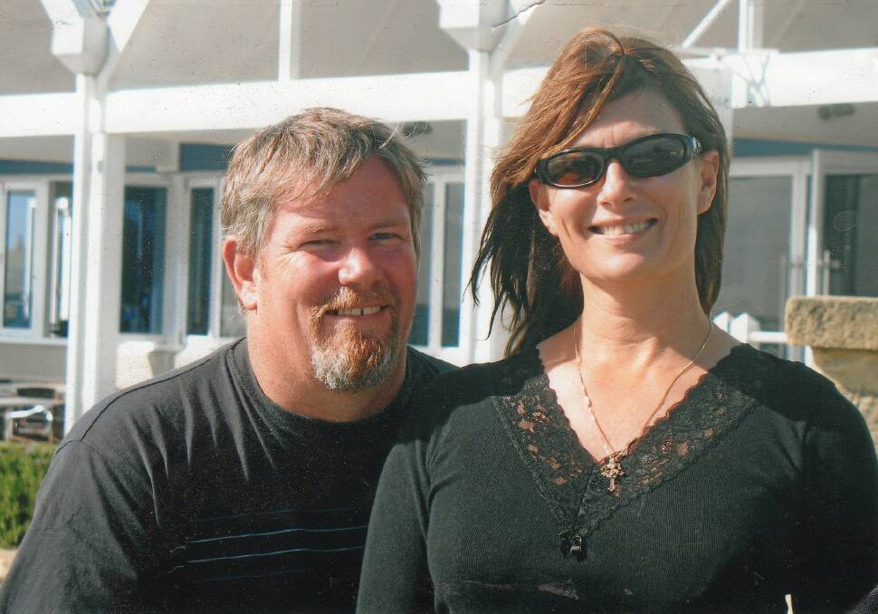 ‘YOU CAN’T FIND ANSWERS IN A TEXT BOOK’ – Robert Reekie, pictured with his wife Mandy, was moved to form Mates as a result of his own experiences.