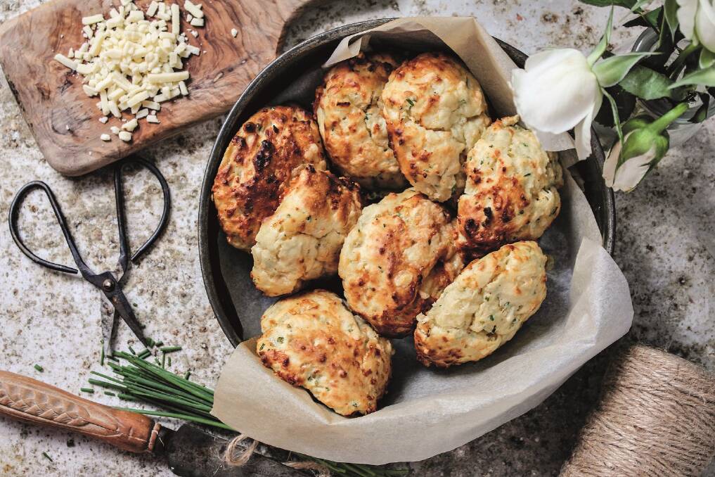 Aimee Twigger's sour cream, cheddar and chive drop scones
