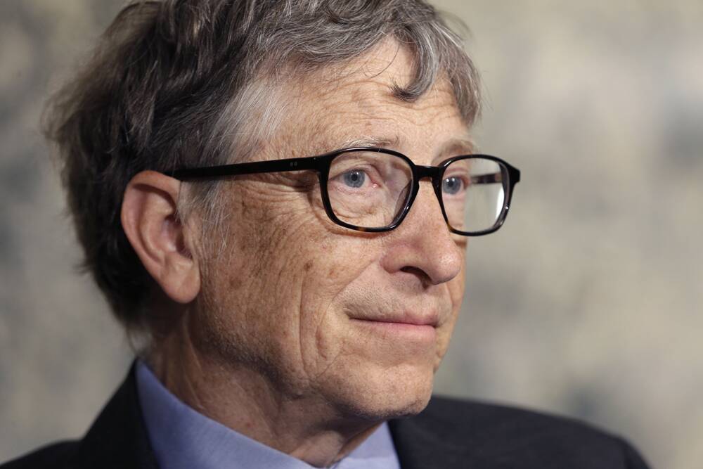 Bill Gates said the donation is personal and not through his charitable foundation. Photo: AP/ Seth Wenig.