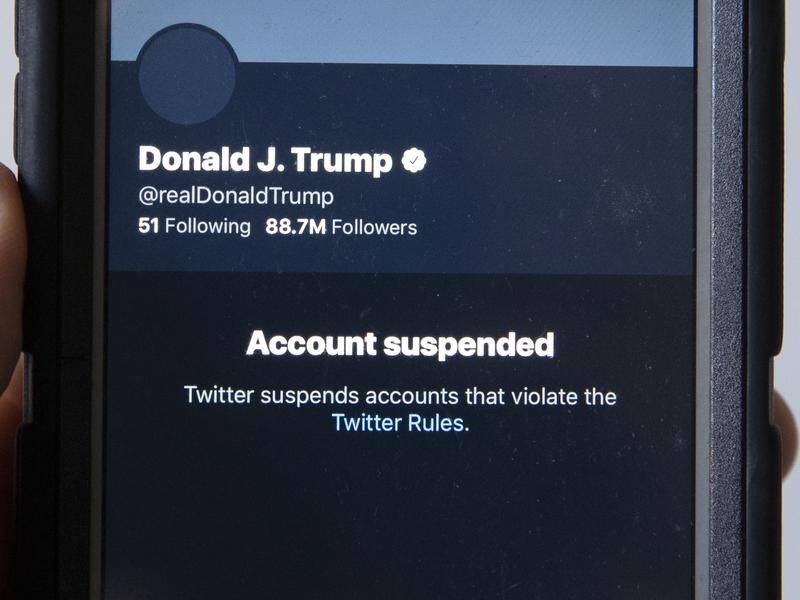 Twitter says its ban on Donald Trump is permanent even if he runs for office again.