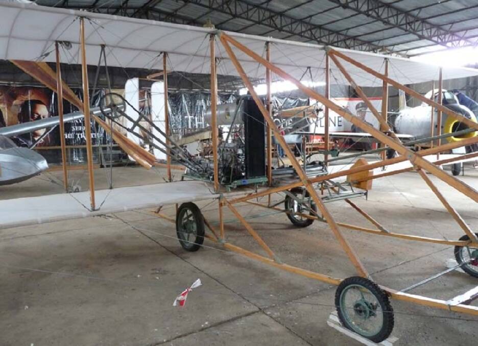 DRAWCARD – Narromine Aviation Museum's replica of the Wright Flyer Model A is a major attraction.