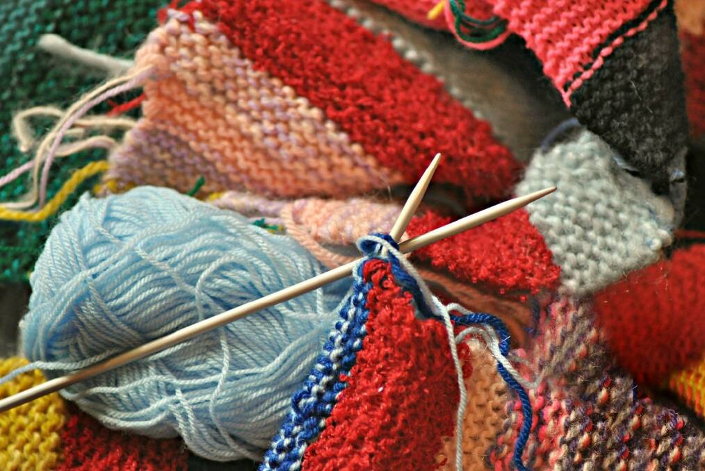 HAVE A YARN – Research shows knitting may help ease the pain of arthritis.