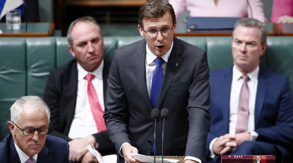 Minister for Human Services Alan Tudge said the pilot, beginning in late October, would help reduce call wait times. Photo: Alex Ellinghausen