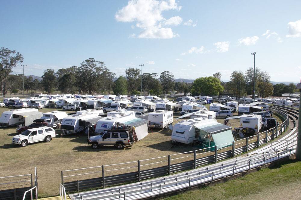 GANG’S ALL HERE – Members at the 2015 Muster at Beaudesert. Photo: Ray Friis