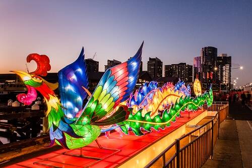 WISHING YOU LUCK: Melbourne's annual Chinese New Year Festival will take place from January 27 to February 12. Photo: Kit Haselden