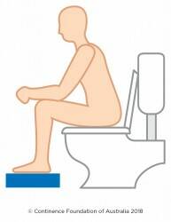 This is the correct toilet position, according to the Continence Foundation of Australia.