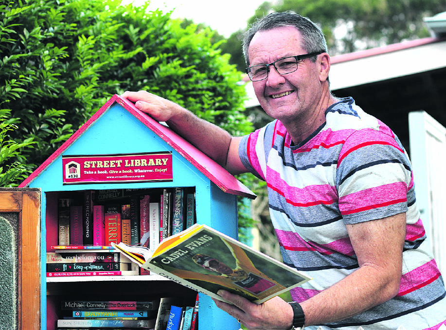 READ STREET – Craig Campbell and his street library.