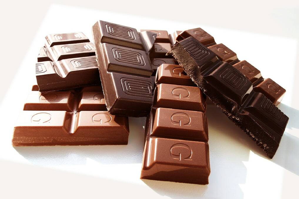Chocoholics rejoice - chocolate may be good for fluttering hearts.