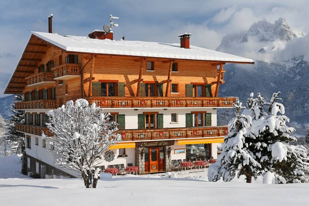 Spend Christmas in the French Alps.
