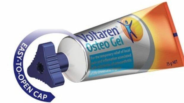 GSK argues that the cap on Voltaren Osteo Gel can be opened more easily than the one on Emulgel. Photo: Supplied