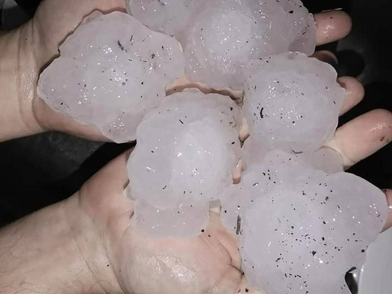 A hail storm that hit Queensland's southeast caused extensive damage to hundreds of properties.