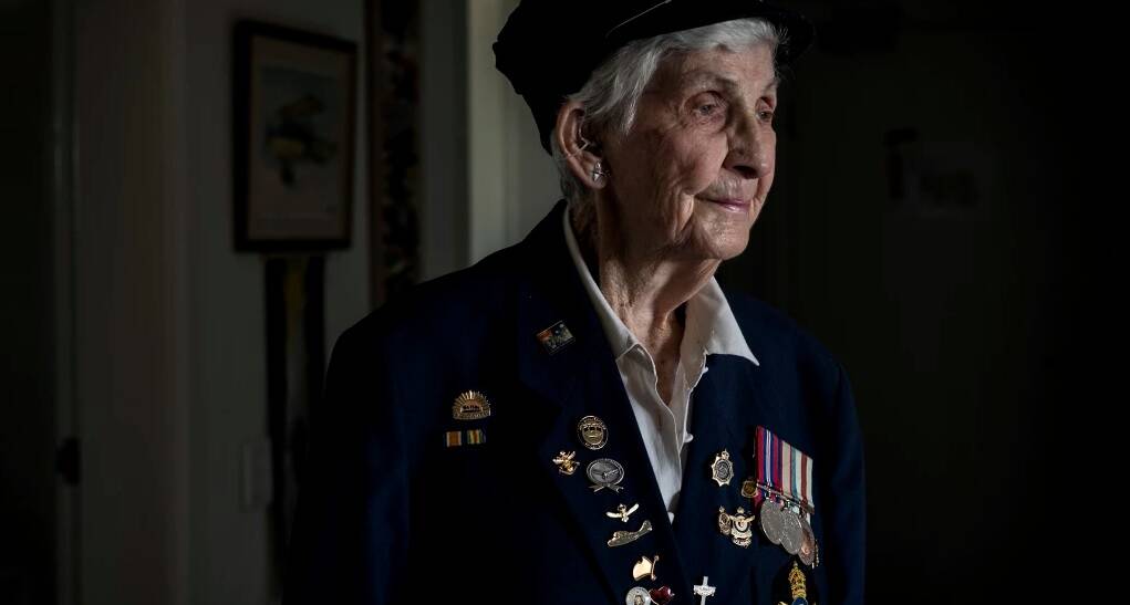 Sheila Van Emden plans to join the Anzac Day march this year.  Photo: Steven Siewert
