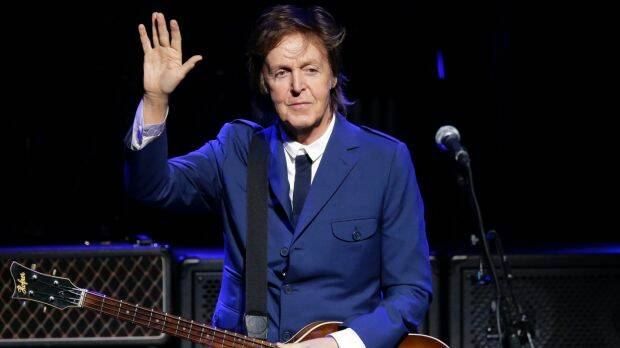 Paul McCartney, now a knight, is on his way to Australia in December. Photo: AP