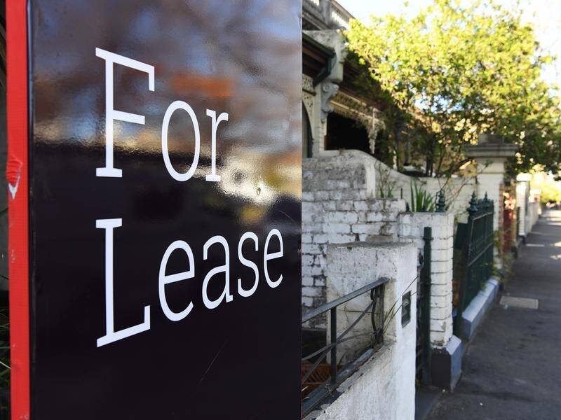 Rents are surging at record rates as people compete fiercely over available properties. (James Ross/AAP PHOTOS)